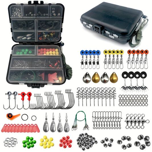 187 pcs Ultimate Fishing Kit Set