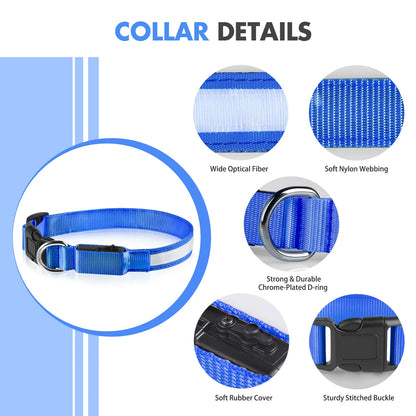 Dog Collar Waterproof Illuminated