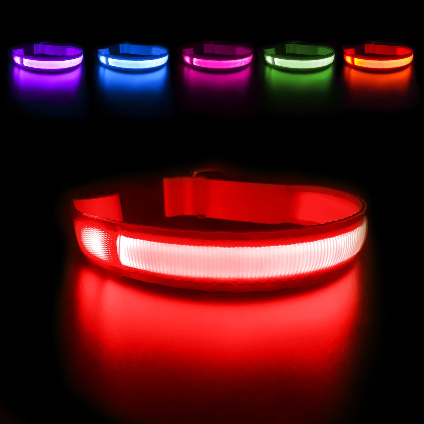 Dog Collar Waterproof Illuminated