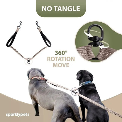 Hands Free Double Dog Leash