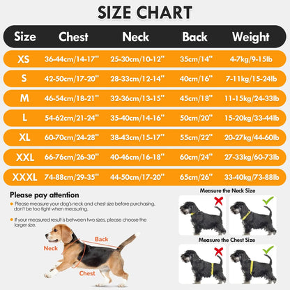 Dog Anxiety Jacket Dog Coat for Thunder, Skin-Friendly Dog Calming Shirt - Keep Pet Calm, Anti Anxiety Vest for Dogs and Cat