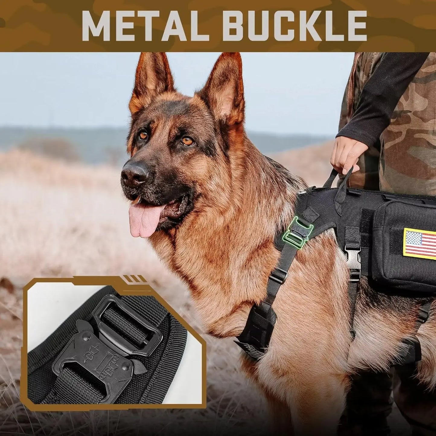 Tactical Dog Harness with Handle