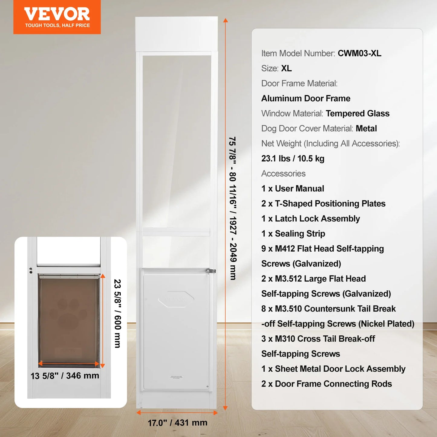 Sliding Glass Doggy Door Insert