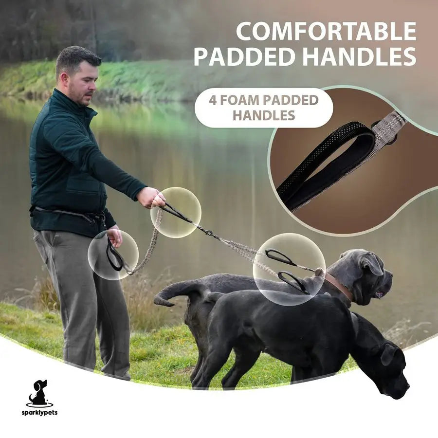 Hands Free Double Dog Leash