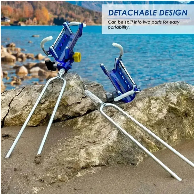 2-piece stainless steel fishing rod holder