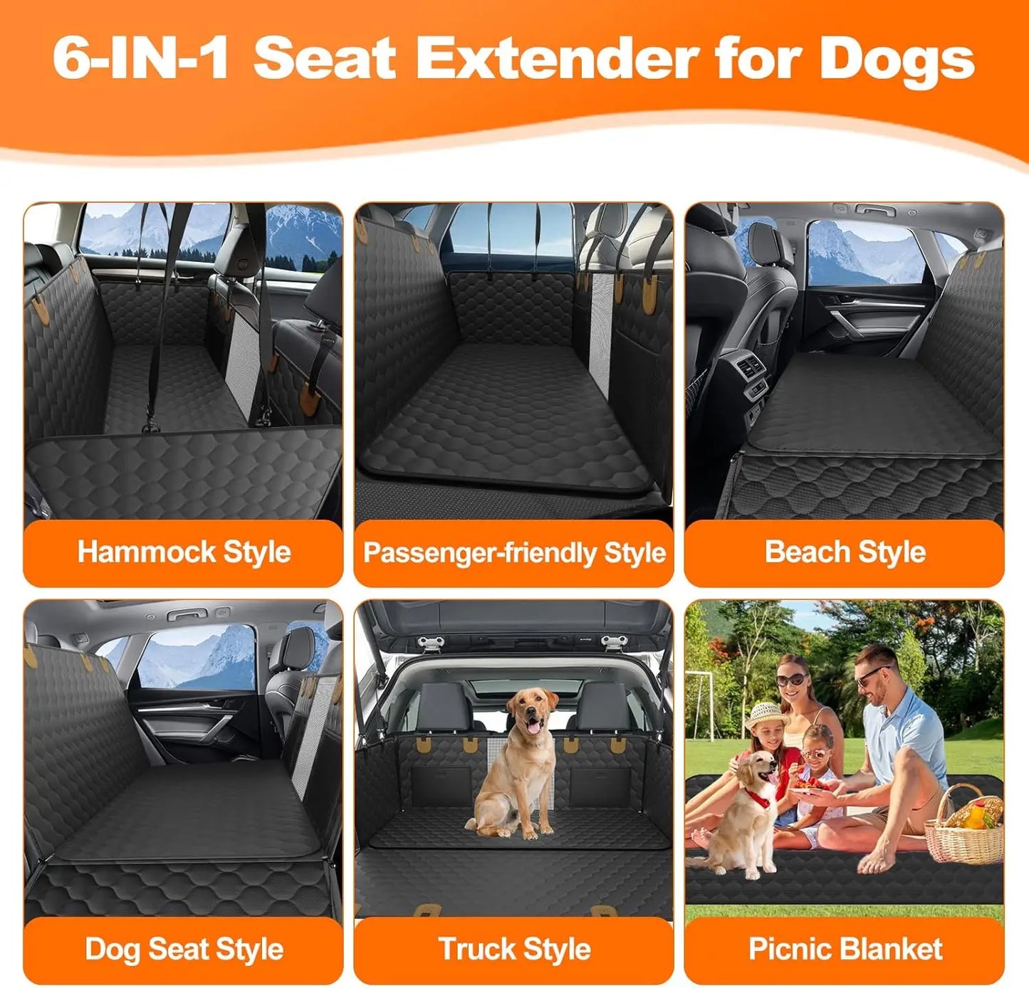 Dog Car Seat Car Safety Hammock