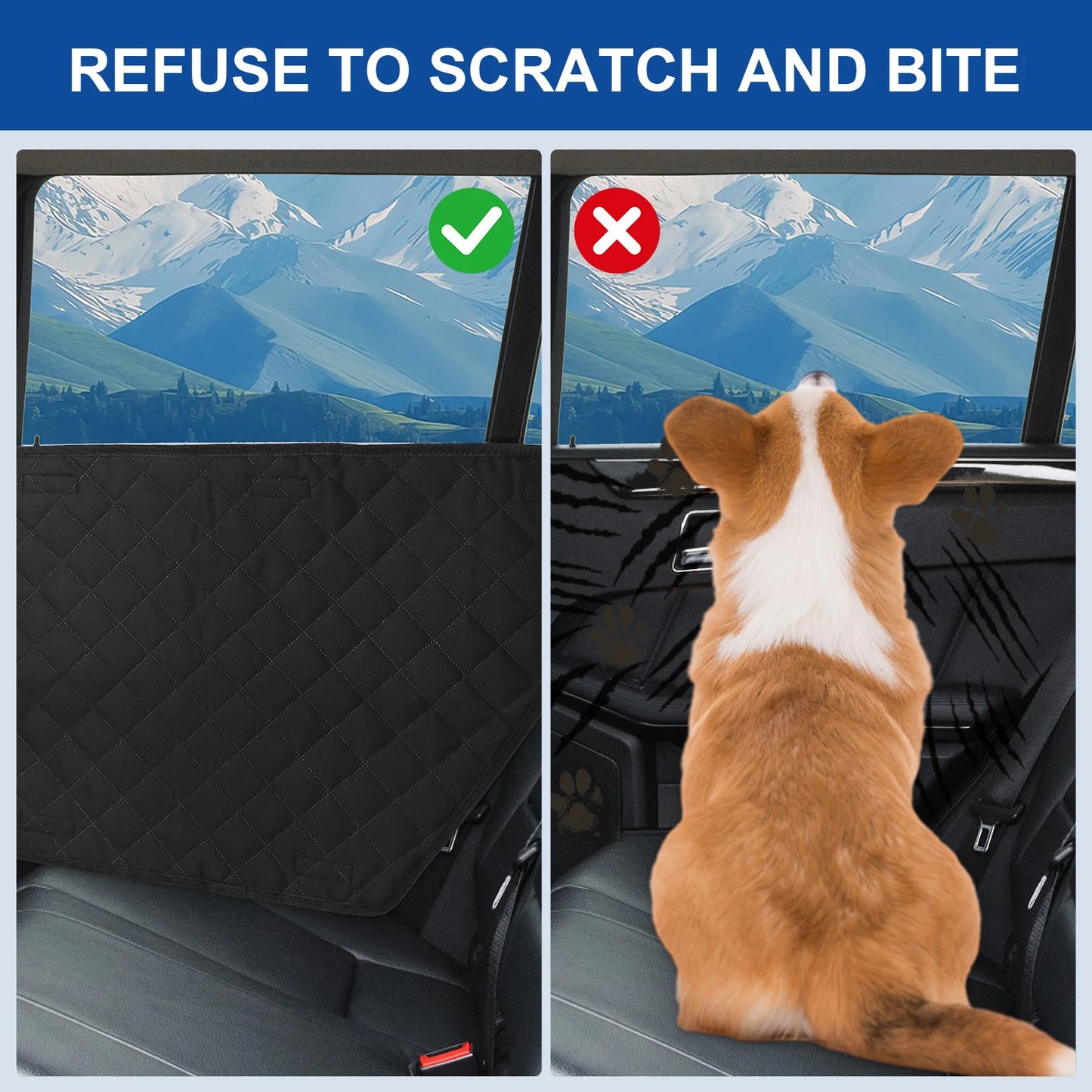 2Pcs Waterproof Car Door Cover