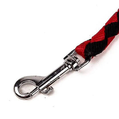 1.4m Pet Double Leash 2 Way Couplers Dog Leash Rope Elastic Extended Pet Leash Belt Outdoor Training for Two Double Dogs Leashes