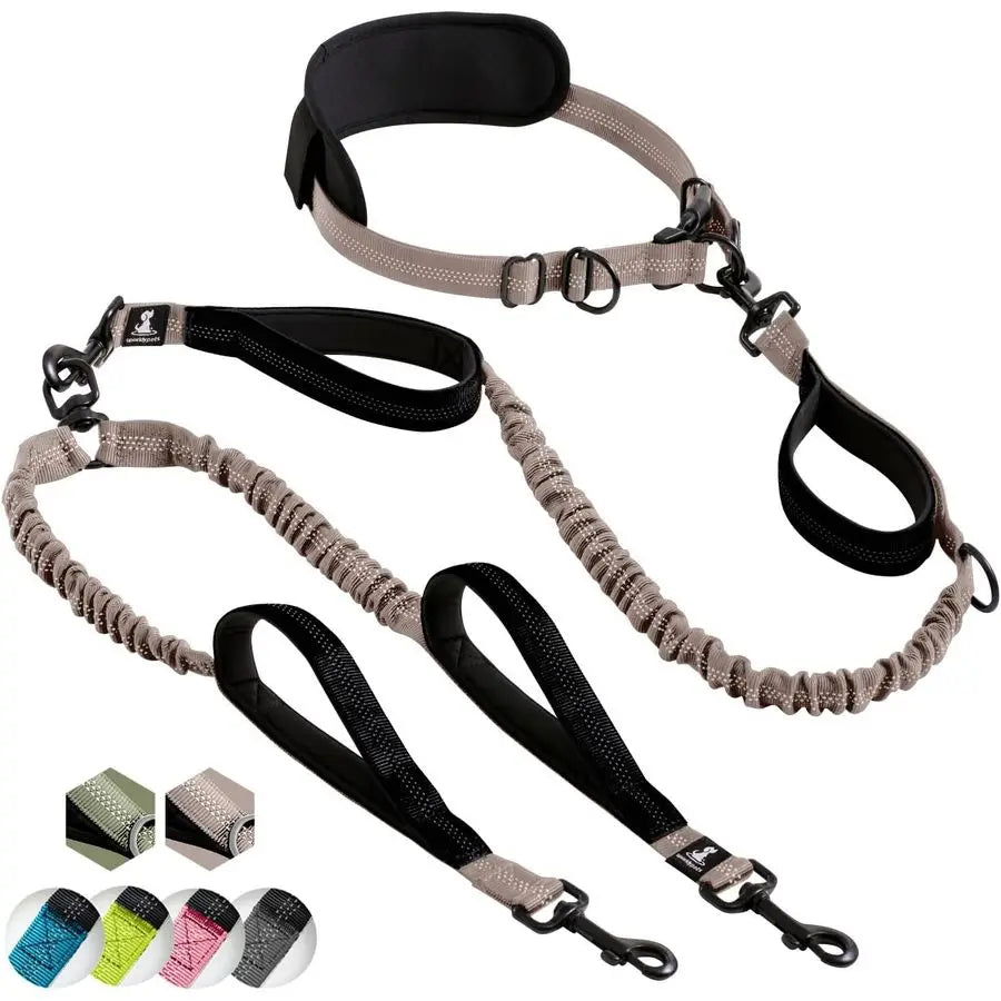 Hands Free Double Dog Leash