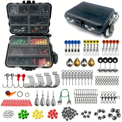 187 pcs Ultimate Fishing Kit Set