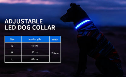 Dog Collar Waterproof Illuminated