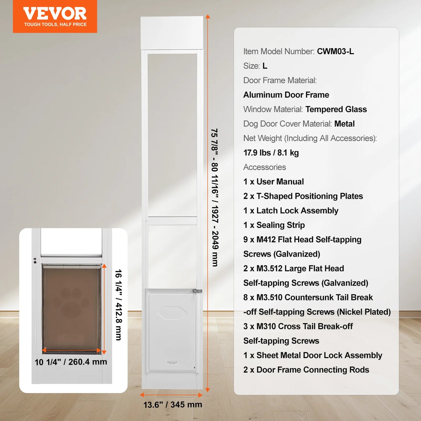 Sliding Glass Doggy Door Insert