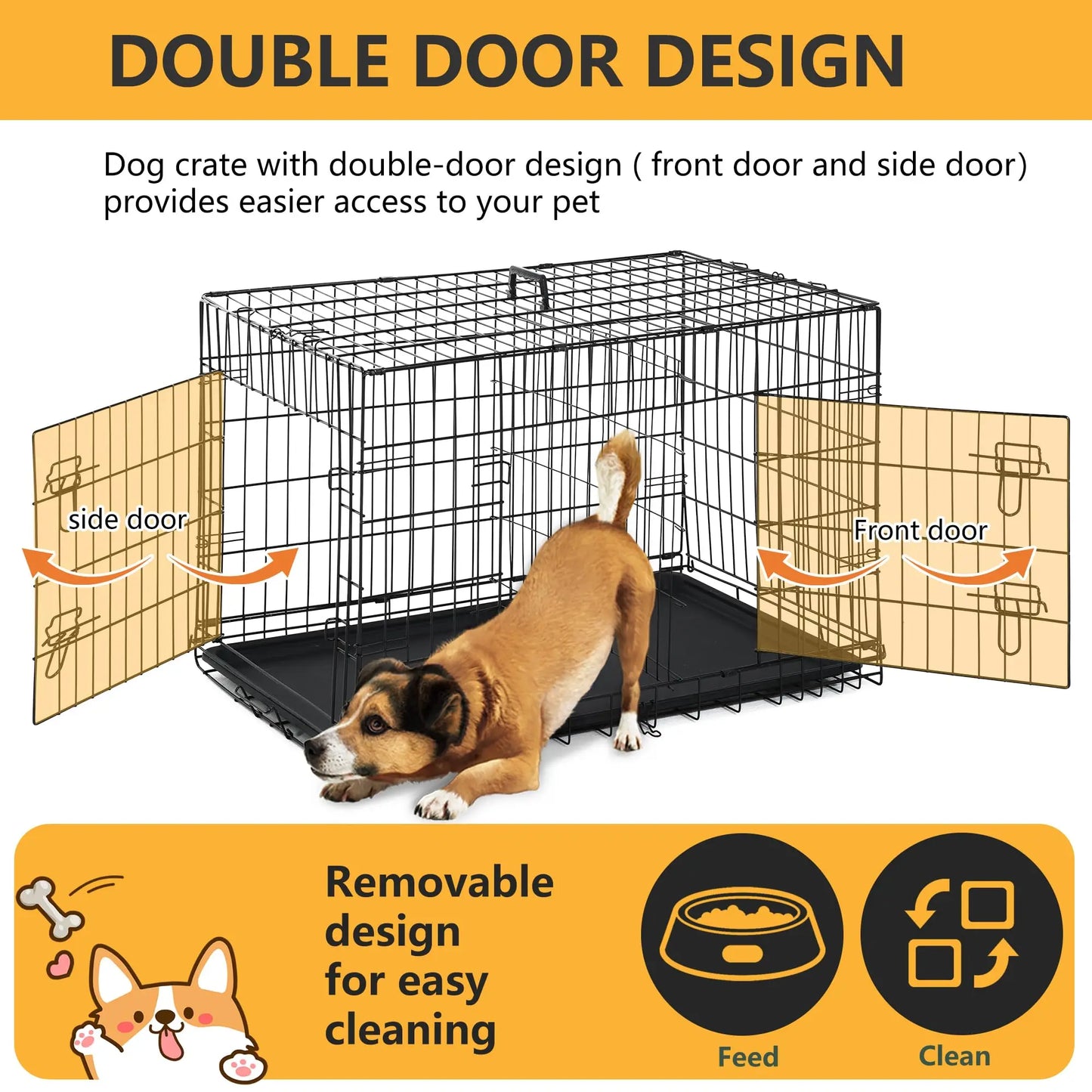 Folding Dog Crate