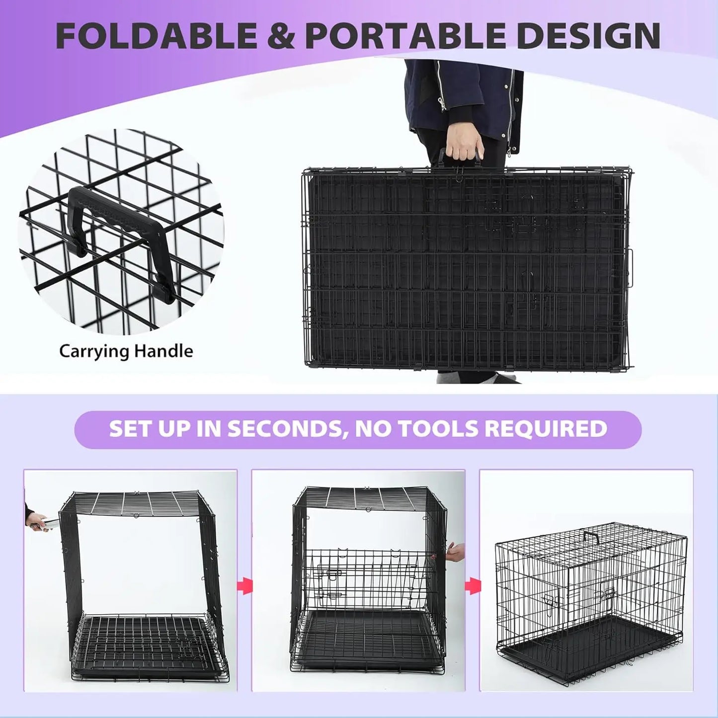 Foldable Dog Crate
